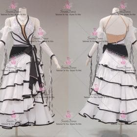 Black And Pink And Purple And Yellow Middle School Dance Dresses Dance Performance Costumes Ballroom Smooth Costumes BD-SG4351