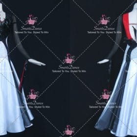Black And Red And White Swing Modern Dance Costume Formal Dance Dresses BD-SG4570