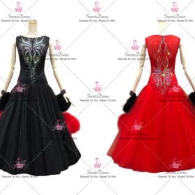 Black And Red Dance Dresses For Middle Schoolers Dress Dance BD-SG3993
