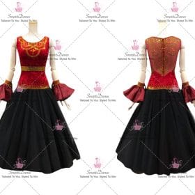 Black And Red Homecoming Dance Dresses Wedding Dance Dress BD-SG3990