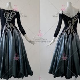 Black Ballroom Competition Dress Swing Dancer Costumes BD-SG3689