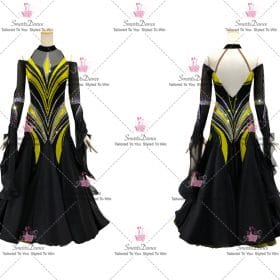 Black Dancer Costume School Dance Dresses BD-SG3969