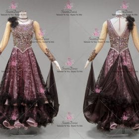 Black Formal Ballroom Smooth Dancer Costume BD-SG4275