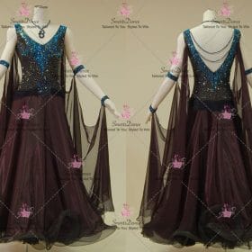 Black Hand-Tailored Dance Costumes For Competition Clothing BD-SG4145