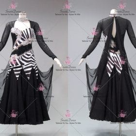 Blue And Green Praise Dance Dress Dress For Dance Ballroom Competition Clothing BD-SG4329