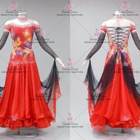 Blue And White Prom Dance Dress Ballroom Dance Dresses Ballroom Standard Skirt BD-SG4326