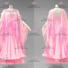 Blue Contemporary Dance Dress Dance Dress Costumes Ballroom Competition Skirt BD-SG4333