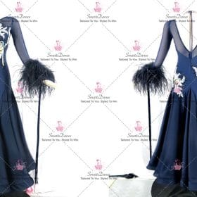 Blue Dance Competition Costumes Dancing Dress BD-SG3998