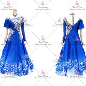 Blue Dance Costumes Performance Prom Dance Dress BD-SG3979