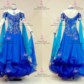 Blue Made To Order Modern Dance Costume Wear BD-SG4154