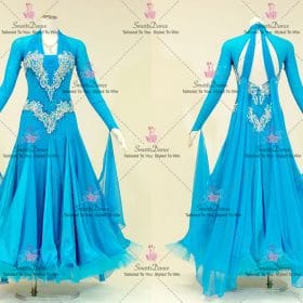 Blue Tailored Costumes For Dance Skirt BD-SG4156