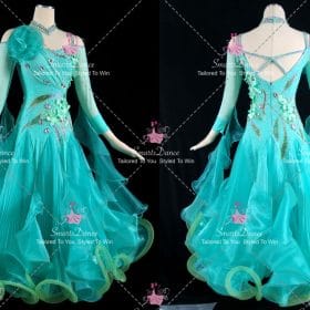 Blue Tango Dance Competition Costumes Dresses To Dance BD-SG4560