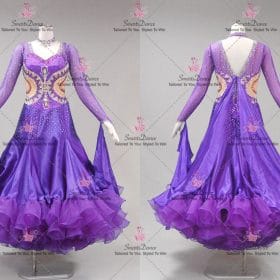 Brown Homecoming Dance Dress Prom Dance Dresses Ballroom Competition Clothing BD-SG4357