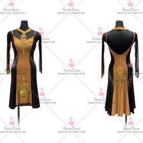 Cheap Juniors Contemporary Latin Dance Dresses Rhythm Dance Outfits LD-SG2386