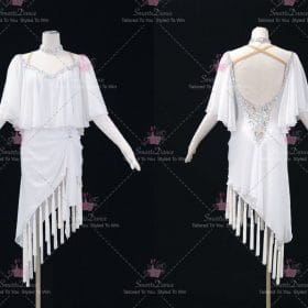 Cheap Juniors Plus Size Latin Dance Clothes Rhythm Dance Dresses LD-SG2429