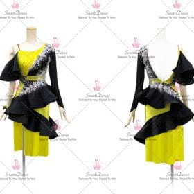 Cheap Juniors Plus Size Latin Dance Costumes Mambo Dance Wear LD-SG2392