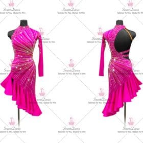 Cheap Juniors Plus Size Latin Dance Outfits Samba Dance Costumes LD-SG2404