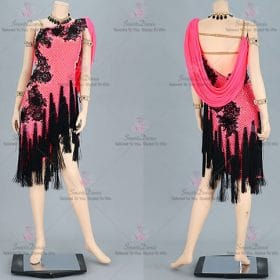 Chiffon Ladies Latin Dress Paso Doble Rhythm Dance Outfits LD-SG2151