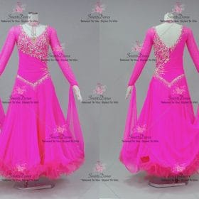 Chiffon Rhinestones Teen Dance Dresses Dancing Costumes BD-SG4224