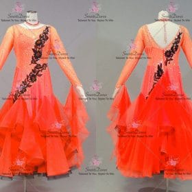Chiffon Swarovski High School Dance Dresses Ballroom Dance Costumes BD-SG4219
