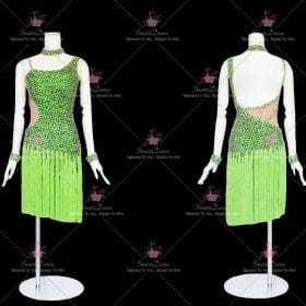 Contemporary Discount Girls Latin Dress Gown Ballroom Latin Competition Costumes LD-SG2047