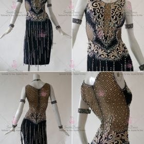 Contemporary Discount Girls Latin Dress Gown Ballroom Latin Competition Costumes LD-SG2120