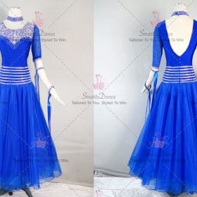 Crystal Flower Ladies Ballroom Smooth Dress BD-SG3523