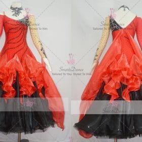 Crystal Satin Juniors Ballroom Standard Dress BD-SG3574