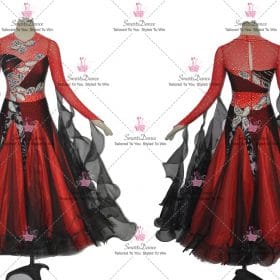 Custom Made Applique Standard Dance Dress Costume BD-SG4023