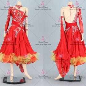 Custom Made Satin Standard Dance Dress Costume BD-SG4055