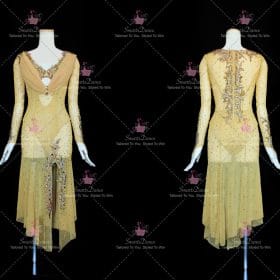 Design Discount Juvenile Latin Dress Gown Ballroom Latin Competition Costumes LD-SG2062