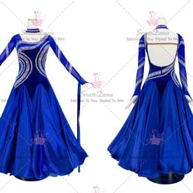 Discount Blue Womens Ballroom Dance Dress Skirt BD-SG3473