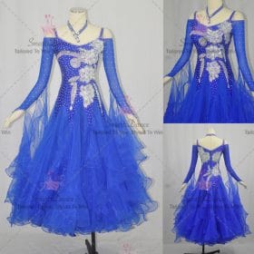 Discount Blue Womens Ballroom Dance Dress Skirt BD-SG3515