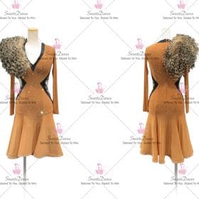 Discount Female Professional Latin Dance Outfits Merengue Dance Costumes LD-SG2384