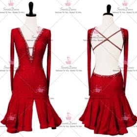 Discount Womens Wedding Latin Dance Outfits Flamenco Dance Costumes LD-SG2369