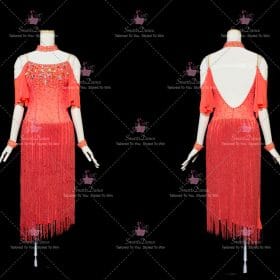 Elegant Affordable Juniors Latin Dress Gown Ballroom Latin Competition Costumes LD-SG2063