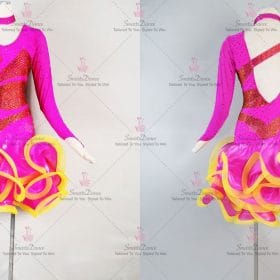 Elegant Affordable Juniors Latin Dress Gown Ballroom Latin Competition Costumes LD-SG2112