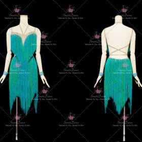 Fashion Cheap Female Latin Dress Gown Ballroom Latin Competition Costumes LD-SG2049