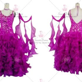 Female Ballroom Dress For Sale Dance Outfits Purple BD-SG3892