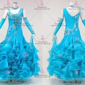 Flower Swarovski Dresses For Dances Dance Dress Costume BD-SG4222