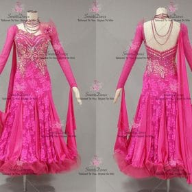 Flower Swarovski Teen Dance Dresses Dancing Costumes BD-SG4192