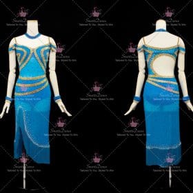 Formal Cheap Female Latin Dress Gown Ballroom Latin Competition Costumes LD-SG2055