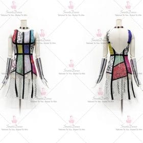 Fringe Satin Latin Dress Paso Doble Dance Gown Costumes LD-SG1966