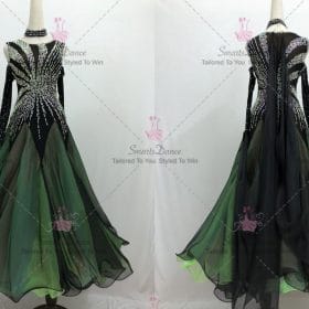 Green Ballroom Standard Competition Dress Viennese Waltz BD-SG3598