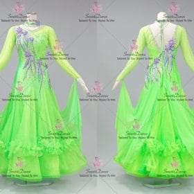 Green Design Ballroom Standard Dance Dress Costume BD-SG4318