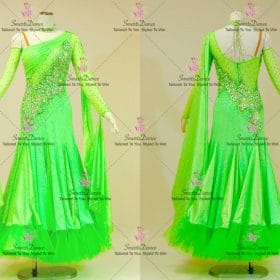 Green Personalize Competitive Dance Costumes Clothing BD-SG4152