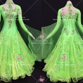 Green Personalize Foxtrot Prom Dance Dresses Homecoming Dance Dress BD-SG4613