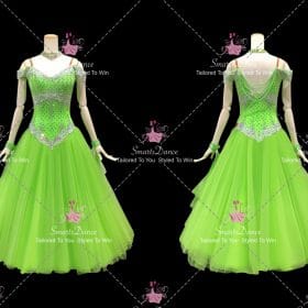 Green Tango Competitive Dance Costumes Prom Dance Dresses BD-SG4536