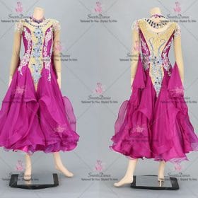 Hand-Tailored Chiffon Smooth Dance Dresses Short BD-SG4066