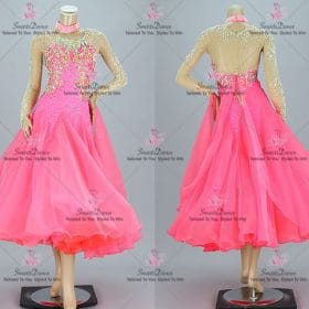 Hand-Tailored Flower Smooth Dance Dresses Short BD-SG4034